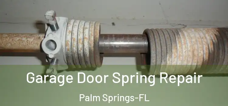  Garage Door Spring Repair Palm Springs-FL