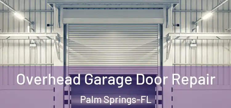  Overhead Garage Door Repair Palm Springs-FL