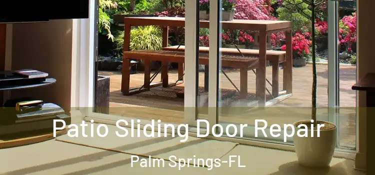  Patio Sliding Door Repair Palm Springs-FL